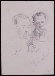 Portrett av Reginald Blomfield, ca. 1894 (blyant på papir)