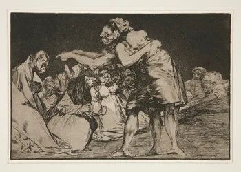 Uensartet ekteskap (Matrimonial Folly), pl. 7 fra serien Los proverbios