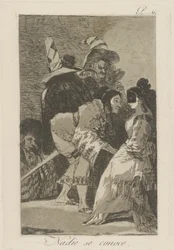 Nadie se conoce. (Ingen kjenner seg selv.), pl. 6 fra serien Los caprichos