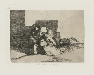 Kommer de ikke? vær. (De kommer ikke i tide.), pl. 52 fra serien The Disasters of War