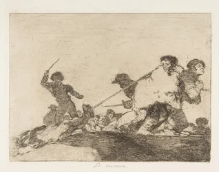 Plate 29 fra The Disasters of War Los Desastres de la Guerra:: He ..., 1810 publisert 1863.