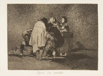 Plate 53 fra The Disasters of War Los Desastres de la Guerra: Th..., 1811-12 publisert 1863.