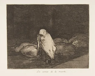 Plate 62 fra The Disasters of War Los Desastres de la Guerra: Th..., 1811-12 publisert 1863.