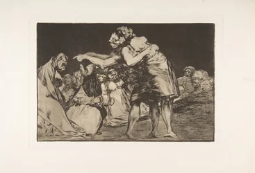 Plate 7 fra Disparates: Disorderly Folly, ca. 1816-23 utgitt 1864.