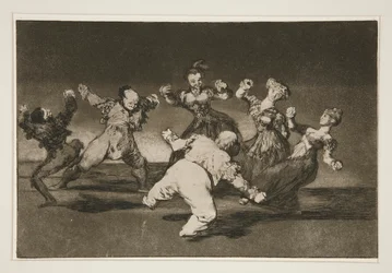 Sier du Marina Bay? [sic], tome lo que hall? (Hvis Marion Will Dance, then She has To Take the Consequences), pl. 12 fra serien Los proverbios