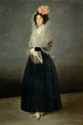 Portrett av grevinnen del Carpio, Marquesa de la Solana 1757-1795, ca 1794.