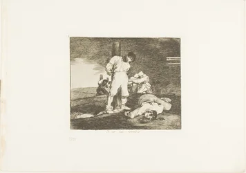 Og det finnes ingen hjelp for det, plate 15 fra Krigens katastrofer