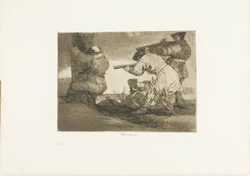 Barbarians!, plate 38 fra The Disasters of War