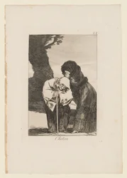 Chiton, tallerken fra "Los Caprichos", 1799