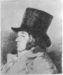 Francisco Goya y Lucientes, maler, plansje 1 fra serien «Los Caprichos»