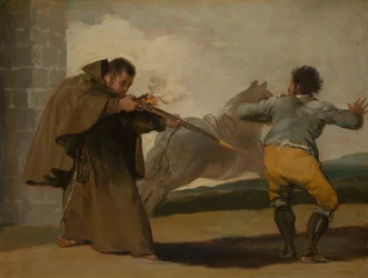 Friar Pedro skyter El Maragato mens hesten hans stikker av