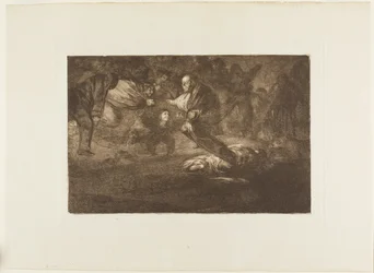 Gud skaper dem og de slår seg sammen, plate 18 fra Los Proverbios