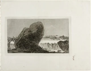 Landskap med foss, før 1810