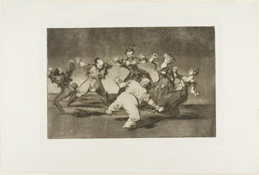 Merry Folly, fra Disparates, publisert som plate 12 i Los Proverbios