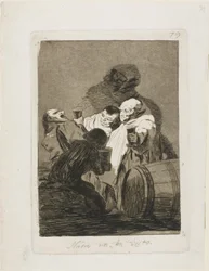 Ingen har sett oss, plate 79 fra Los Caprichos