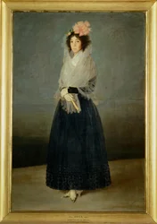 Grevinnen del Carpio, marquesa de la Solana Malet ca. 1795, året hun døde ...