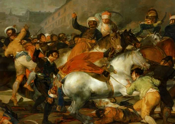 Den andre mai 1808 i Madrid: angrepet på … (maleri på lerret)