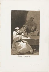 De er Hot, plate 13 fra Los Caprichos