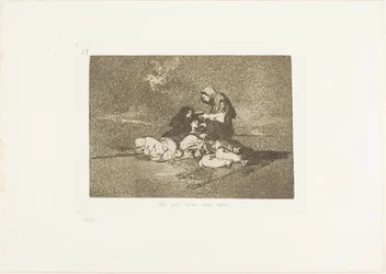 Hva er bruken av en kopp?, plate 59 fra The Disasters of War