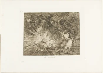 Will She Rise Again?, plate 80 fra The Disasters of War
