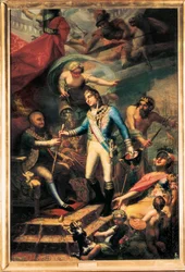 Charles IV av Spania (1748–1819) utnevner Manuel Godoy (1767–1851) til admiral for marinen