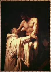 Kristus omfavner Sankt Bernhard av Clairvaux