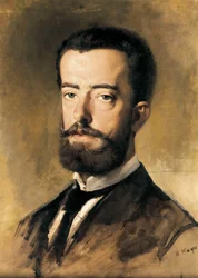 Portrett av Amadeo I av Savoy (1845-1890), konge av Spania