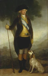 Karl IV av Spania på jakt, ca. 1799-1800