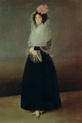 Portrett av grevinnen av Carpio (1757-95), markise de la Solana, ca. 1793