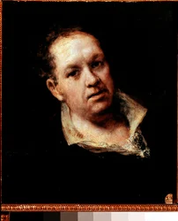 Selvportrett. Maleri av Francisco de Goya (1746–1828)