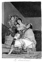 Hun flykter ham, 1799