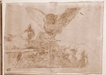 The Disasters of War: Cat Pantomime (forberedende tegning