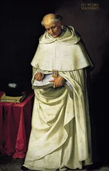 Portrett av en barmhjertighetsfar Fray Pedro Machado