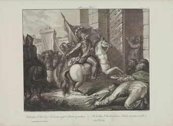 Boleslaw den modiges inntreden i Kiev av Smuglewicz, Franciszek (1745-1807). Litografi, slutten av 1700-tallet. Privat samling