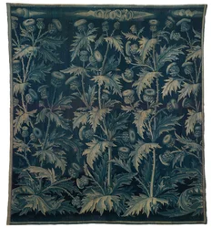 Tapetet, Verdure med tistler eller Les Chardons, fransk-flamsk, laget ca. 1500 (ull)