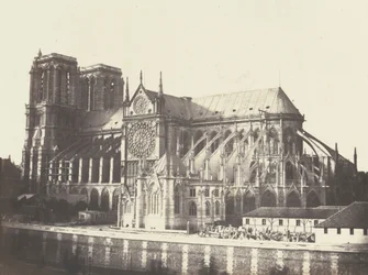 Notre Dame kirke - sørsiden, 1852 (bilde)