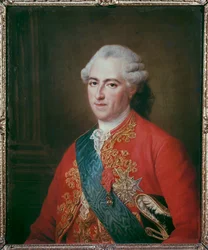 Kong Ludvig XV … (maleri på lerret)