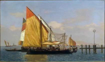 Båter og fiskere i Venezia