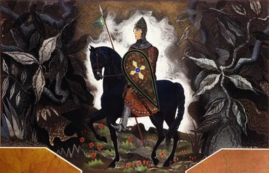 The Norman Knight, ca. 1932 (gouache om bord)