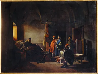 Maleren Sodoma ble båret til sykehuset - Maleren Sodoma ble båret til sykehuset. 1815 ...