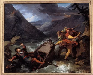 Guessle Guessle Guillaume (Wilhelm) Tell, helter fra sveitsisk uavhengighet, gjør allegorisk opprør mot suvereniteten til guvernør Hermann Gessler. Maleri av Francois Andre Vincent (1746-1816) Gueret fra 1700-tallet. Museum of Fine Arts