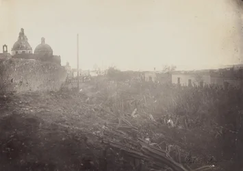 Arkitektonisk studie i Mexico, 1864-69.