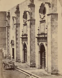 [Fengselssted for keiser Maximilian av Mexico og soldater], 1867.