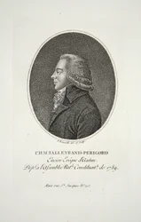 M.Talleyrand-Perigord, tidligere biskop av Autun, pub. 1791