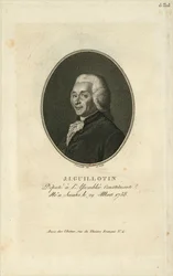 Portrett av Joseph-Ignace Guillotin 1738-1814, 1796.