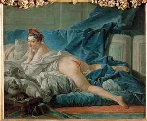 L#39;Odalisque ca. 1745. Modellen kan være malerens kone …