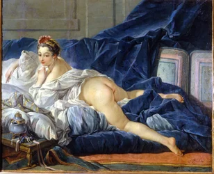 Odalisken. Maleri av François Boucher (1703-1770)
