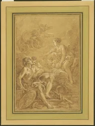 Venus befaler Vulkan å lage våpen for Aeneas