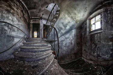Forlatt spiraltrapp