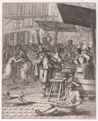 Et fiskemarked; fra Divers sujets remarquables tirés de l